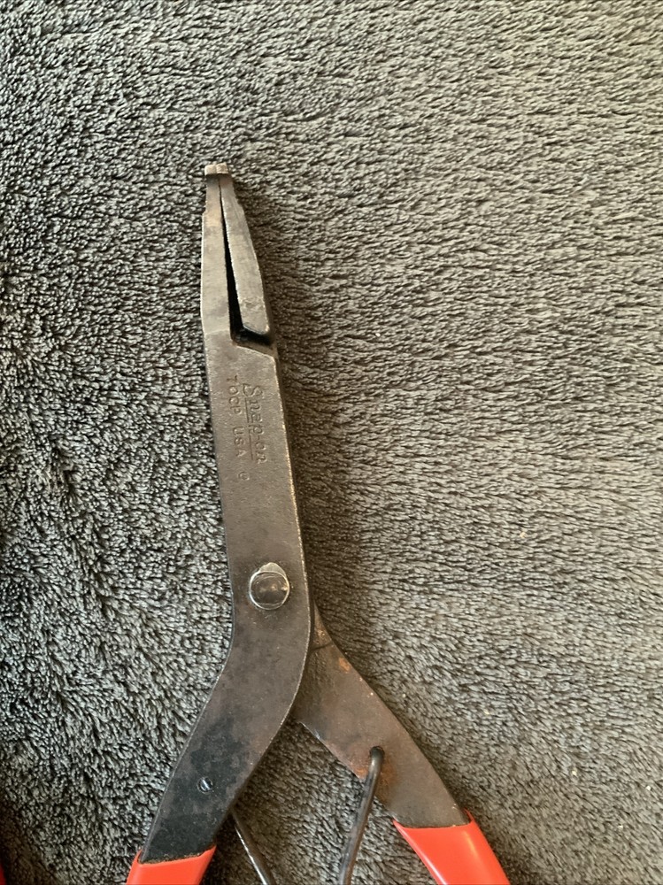 Snap On 5pc Pliers Set, See Pics…mixed Styles, Used…all Work