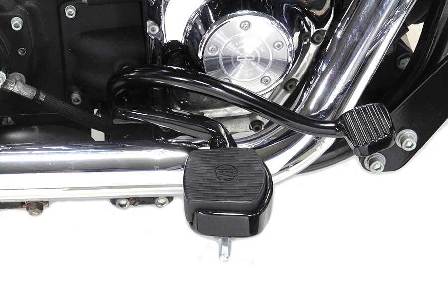 Black Further Forward Mid-Control Kit fits Harley Davidson
