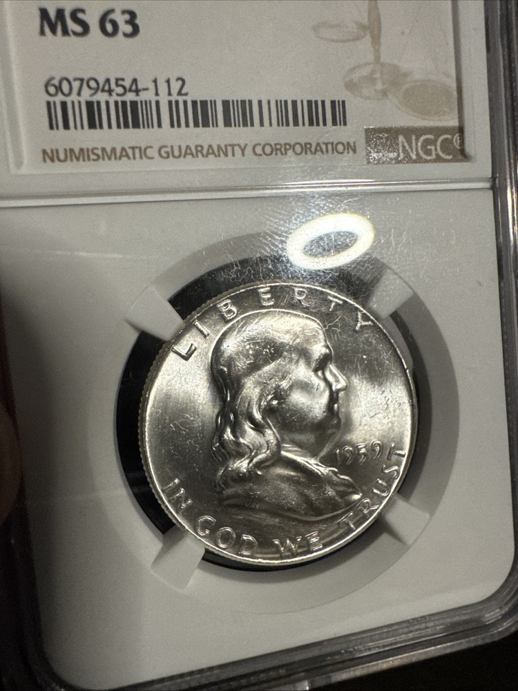 1959 Franklin Half Dollar 50c Reverse MS63 Type 2 NGC