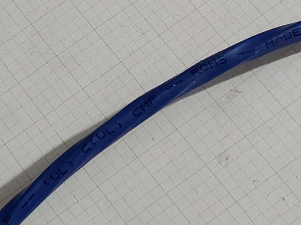 Carol E2206S 18/6C Shielded Control/Communications Cable Plenum Dark Blue /50ft