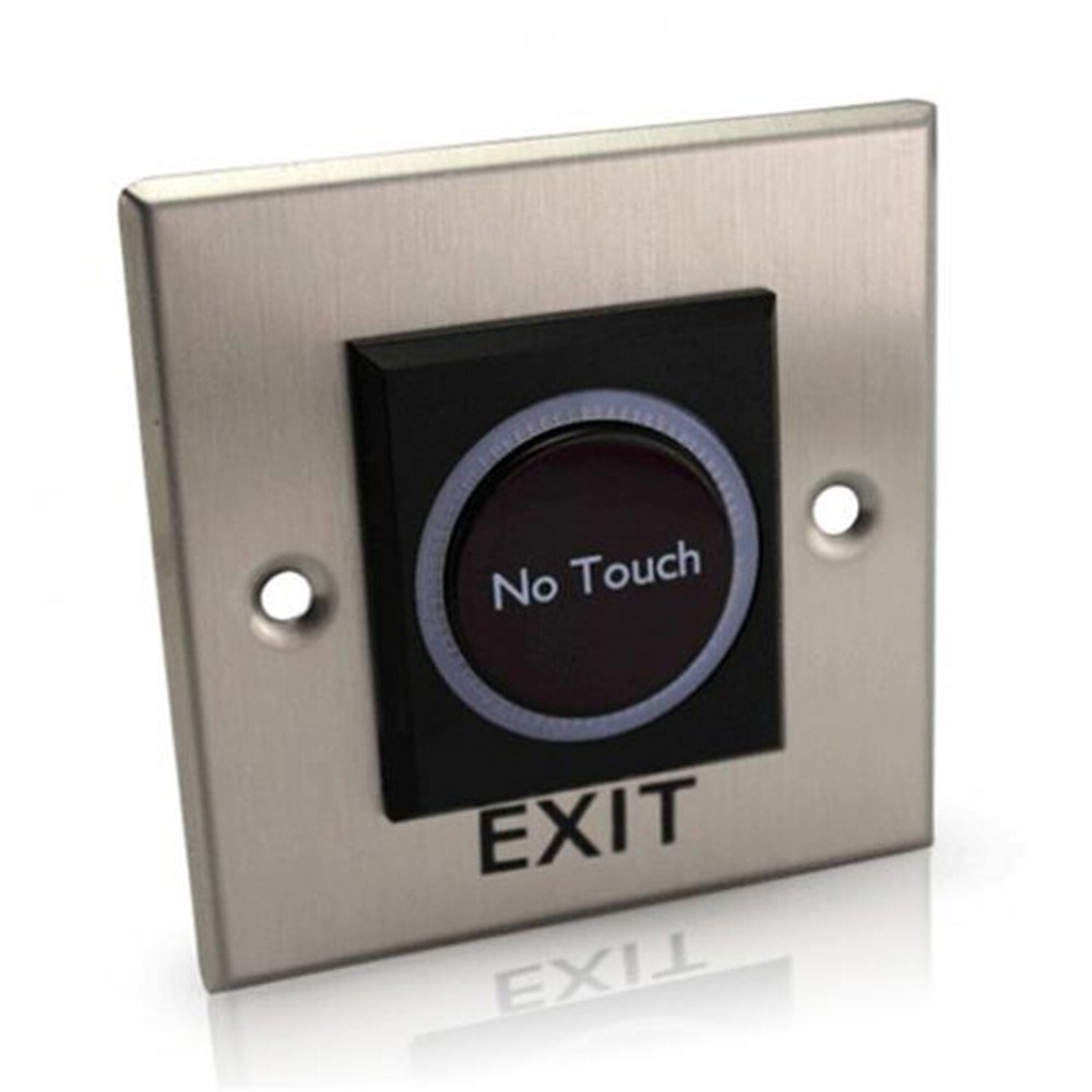 Infrared Sensor No Touch Exit Button with LED Back Light for Door Access Control