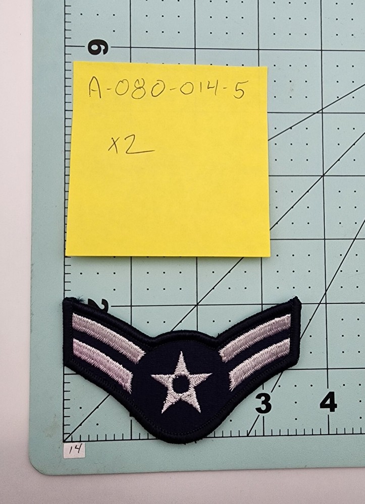 Airman First Class Patch SET OF 2