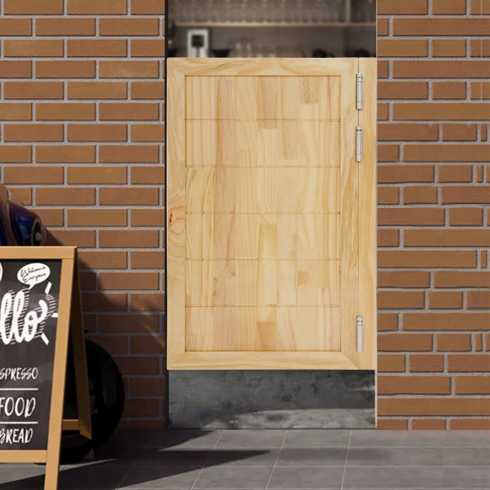 Partition Single-Door Leaf for Doorways w/ Doorpost & Hinge Multi-functional Use
