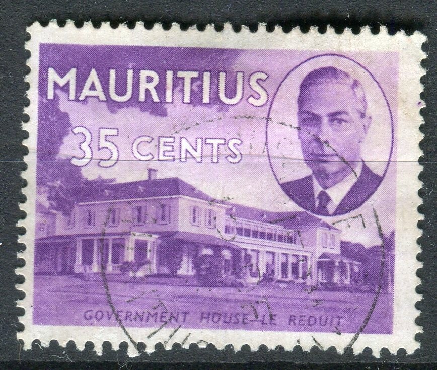 Mauritius SG285 1950 KGVI 35c violet used