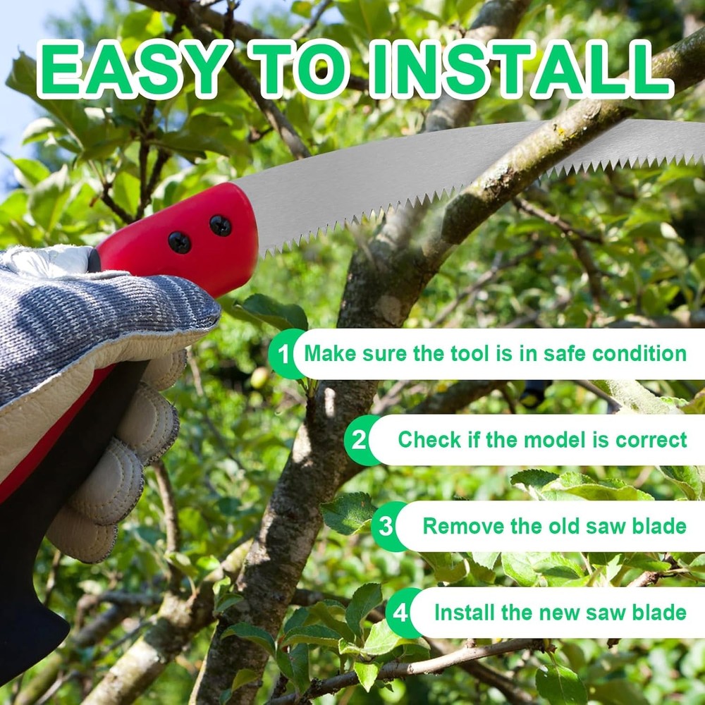 Pole Saw Blade, Steel Blade Replacement Silver Tree Pruner silver