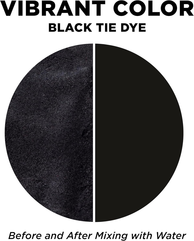 One-Step Tie-Dye Kit Dye Refill Packs, Black