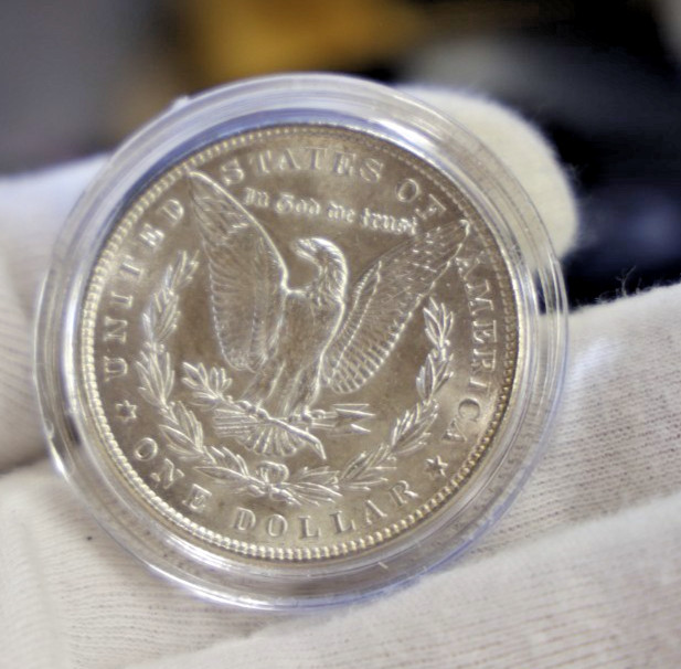 1887 US Morgan Silver Dollar $1 Unc