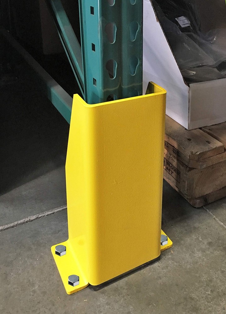 Electriduct Steel Pallet Rack Frame Guard Forklift Post Protector 4.75" U Cha...