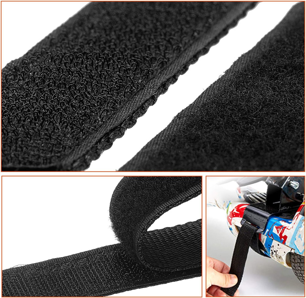 8 Pieces Adjustable Hoverboard Replacement Straps Hook and Loop Fastening Hoverb
