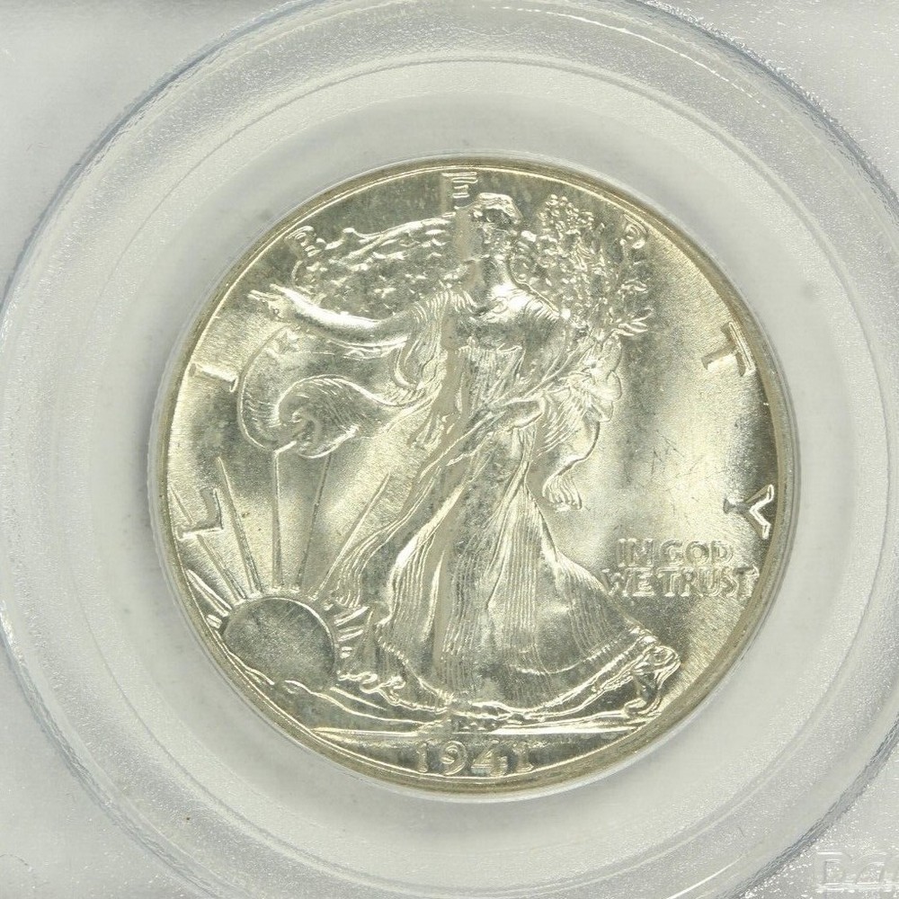 1941-D Walking Liberty Half Dollar PCGS MS64 OGH