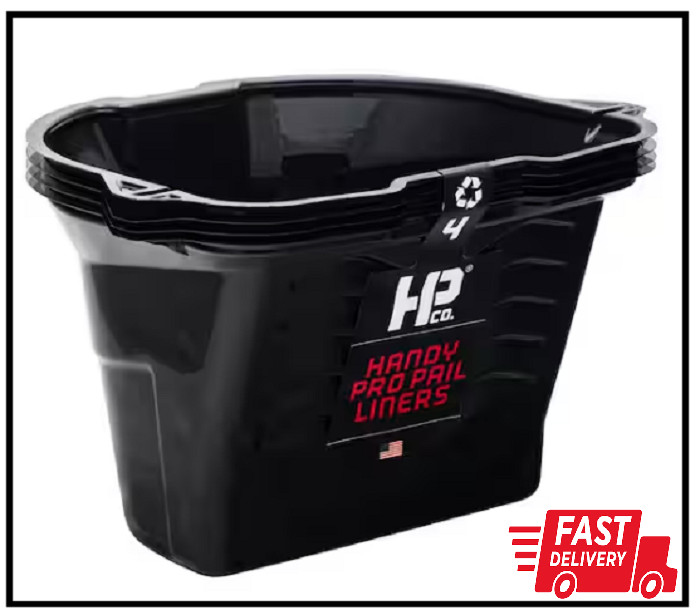 HANDY 1/2 GALLON PRO PAINT PAIL LINERS (4-PACK)