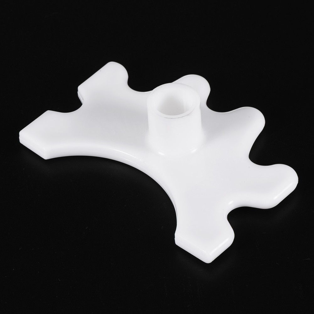 Billiard bridge head, plastic for billiard table, white