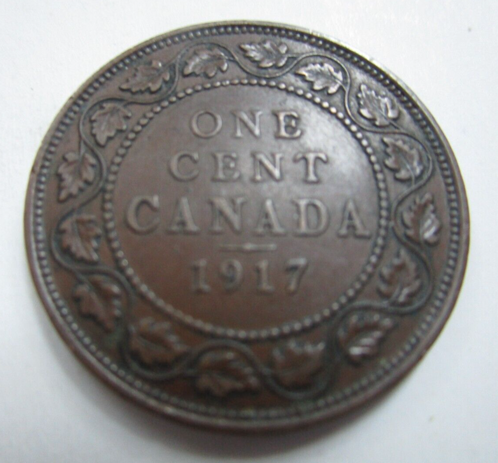 1917 - CANADA - Large Cent - XF