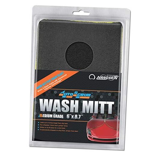 AUTOSCRUB 6" Surface Prep Mitt - Medium Grade - Patented Clay Bar Replacement