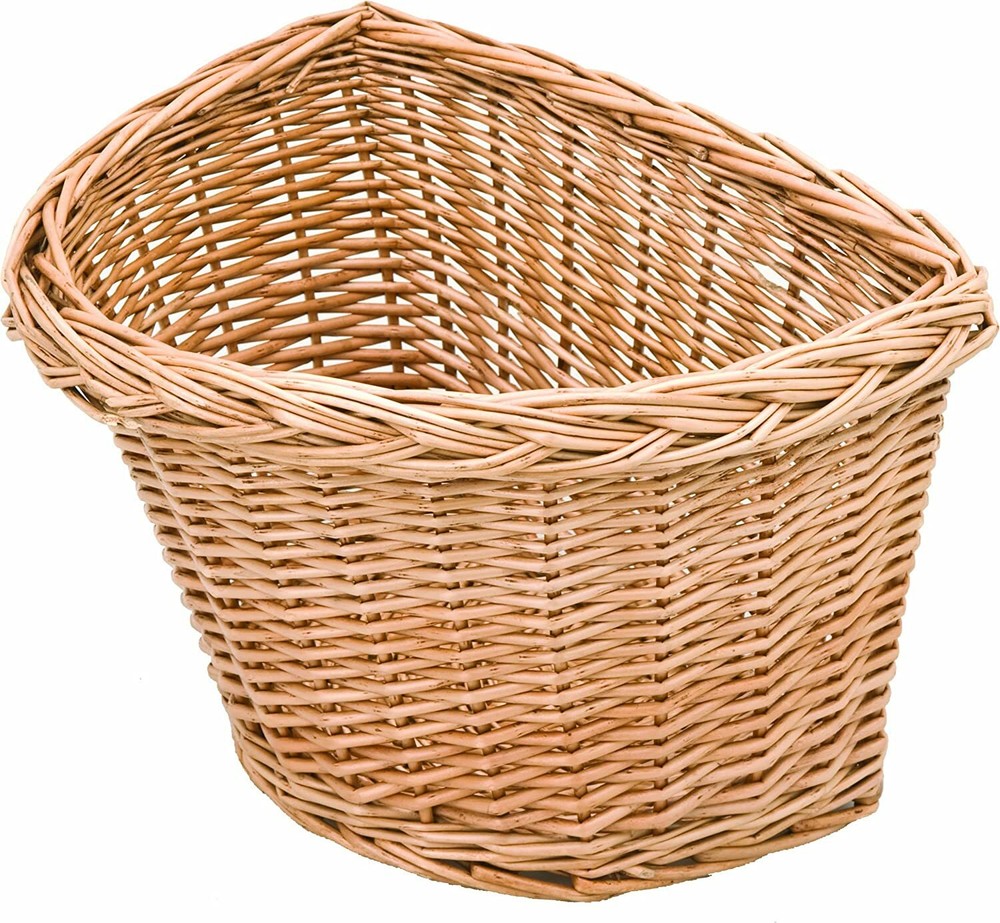 Bell Rattan Wicker Handle Bar Bicycle Storage Basket