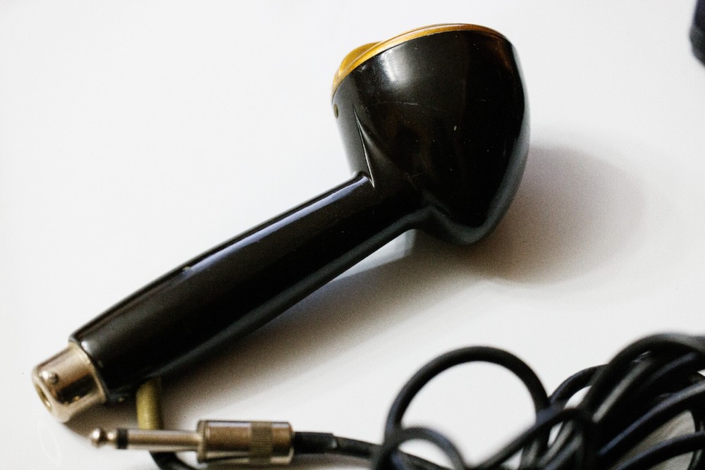 Vtg 1940's Machine Age Webcor Microphone Not tested