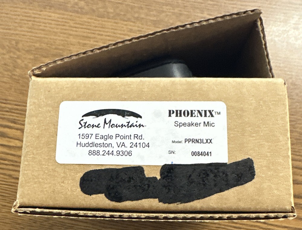 Stone Mountain Phoenix Speaker Mic PPRN3LXX