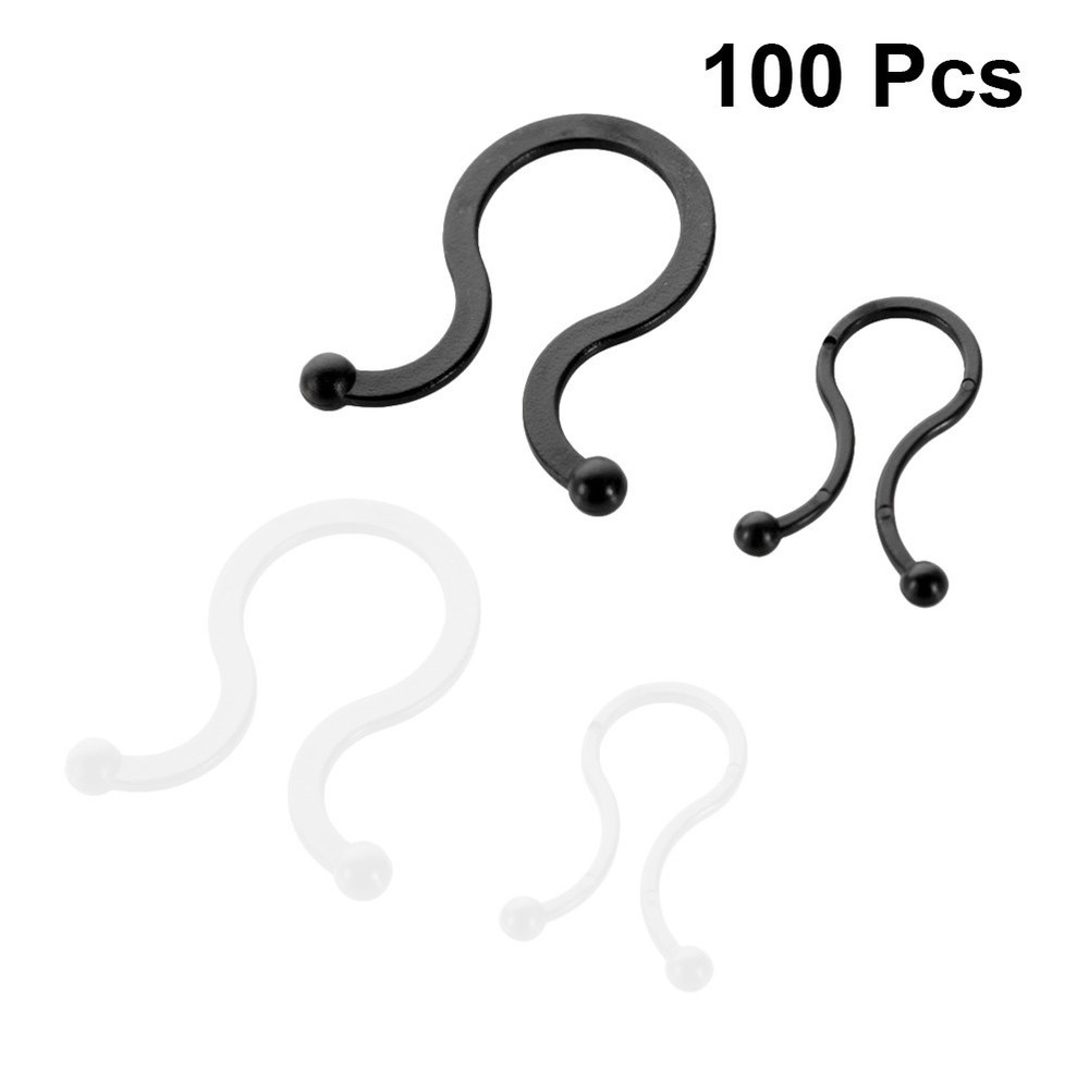 100 Pcs Desktop Fixed Data Cable Clips Multi-purpose Holder Ev Fixing