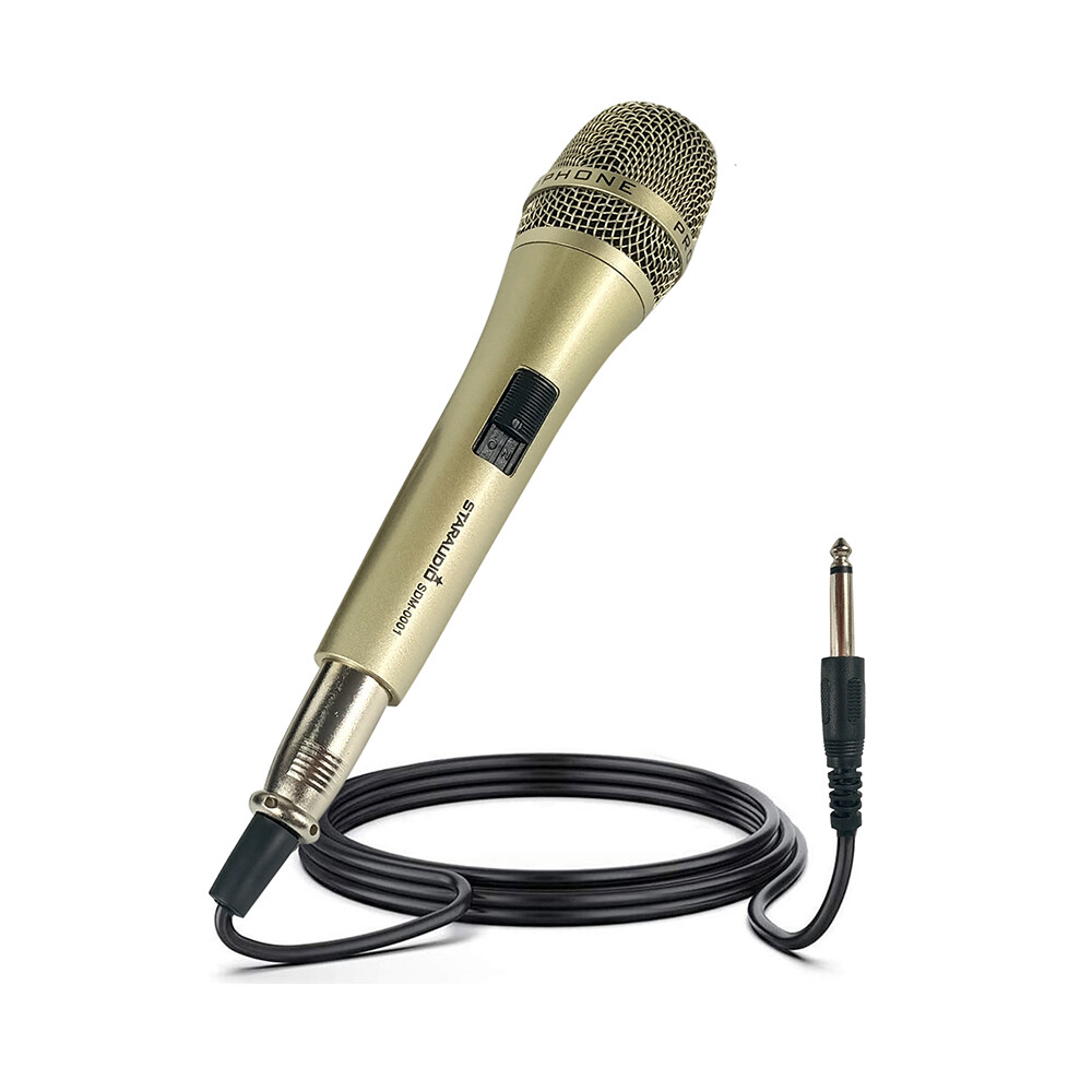 Professional Wired Handheld Microphone Dynamic Uni-directional Karaoke Stage Mic