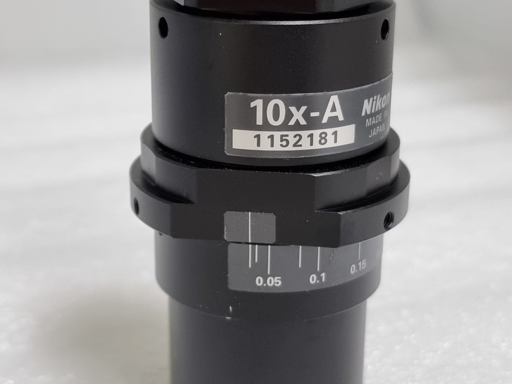 Nikon 10X-A Measuring Tool Microscope TM MM Objective Lens