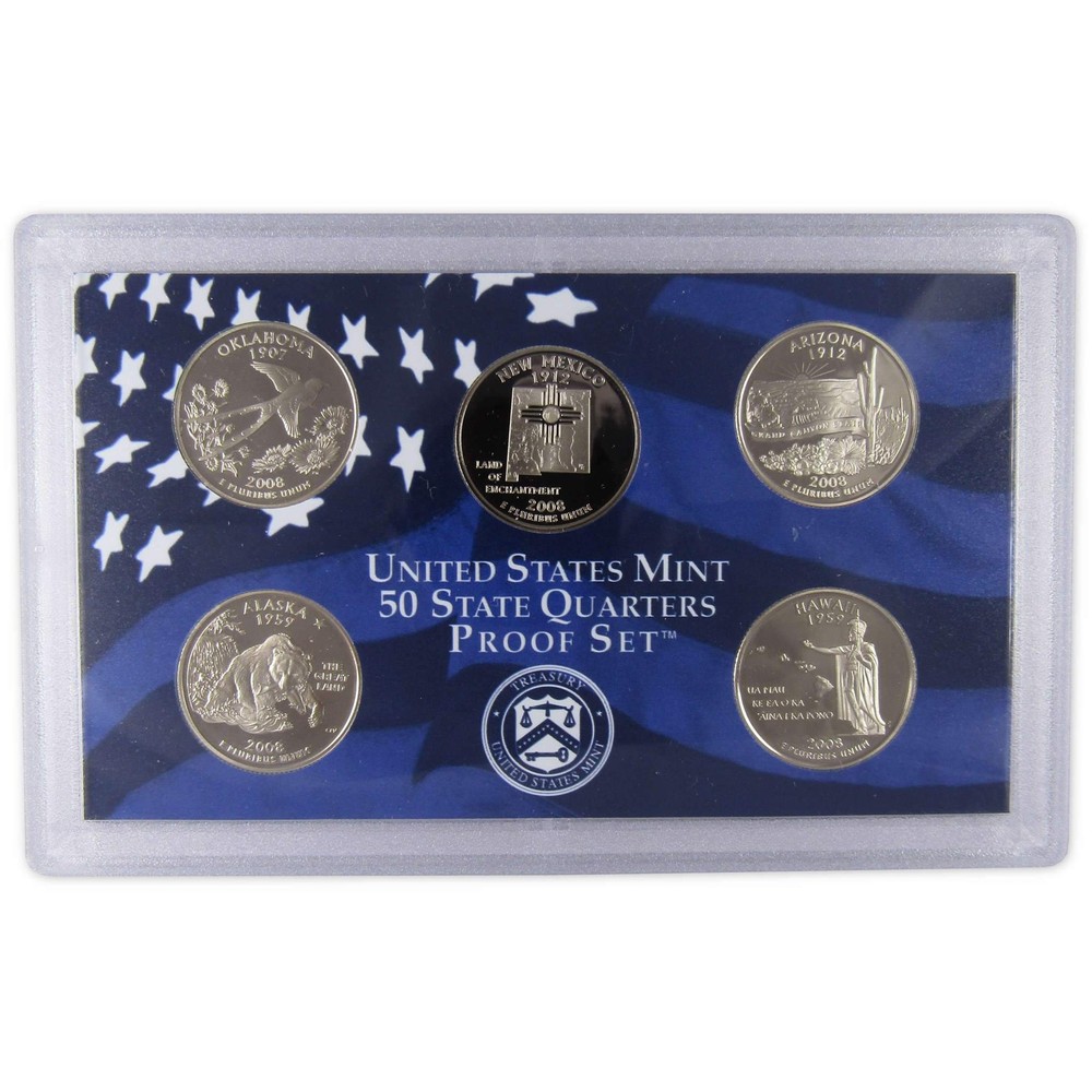 2008 Clad Proof Set U.S. Mint Original Government Packaging OGP COA