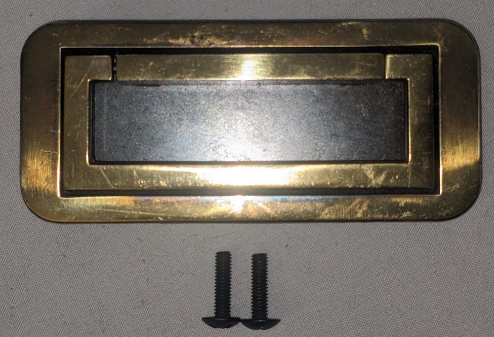 Drexel Heritage DYNASTY campaign chest BRASS DRAWER PULL part no. CHC E5250-1DC