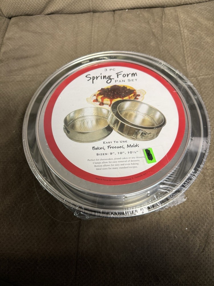 Spring form 3 piece pan set new