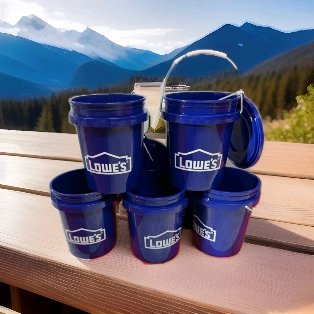 Lowe’s Mini Buckets with Lids – 1 Pack