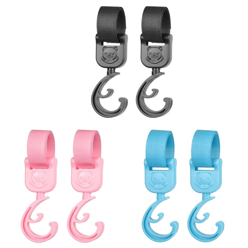 Hook Multifunctional Hooks Hanging Bag Diaper Bag Hooks 2Pcs