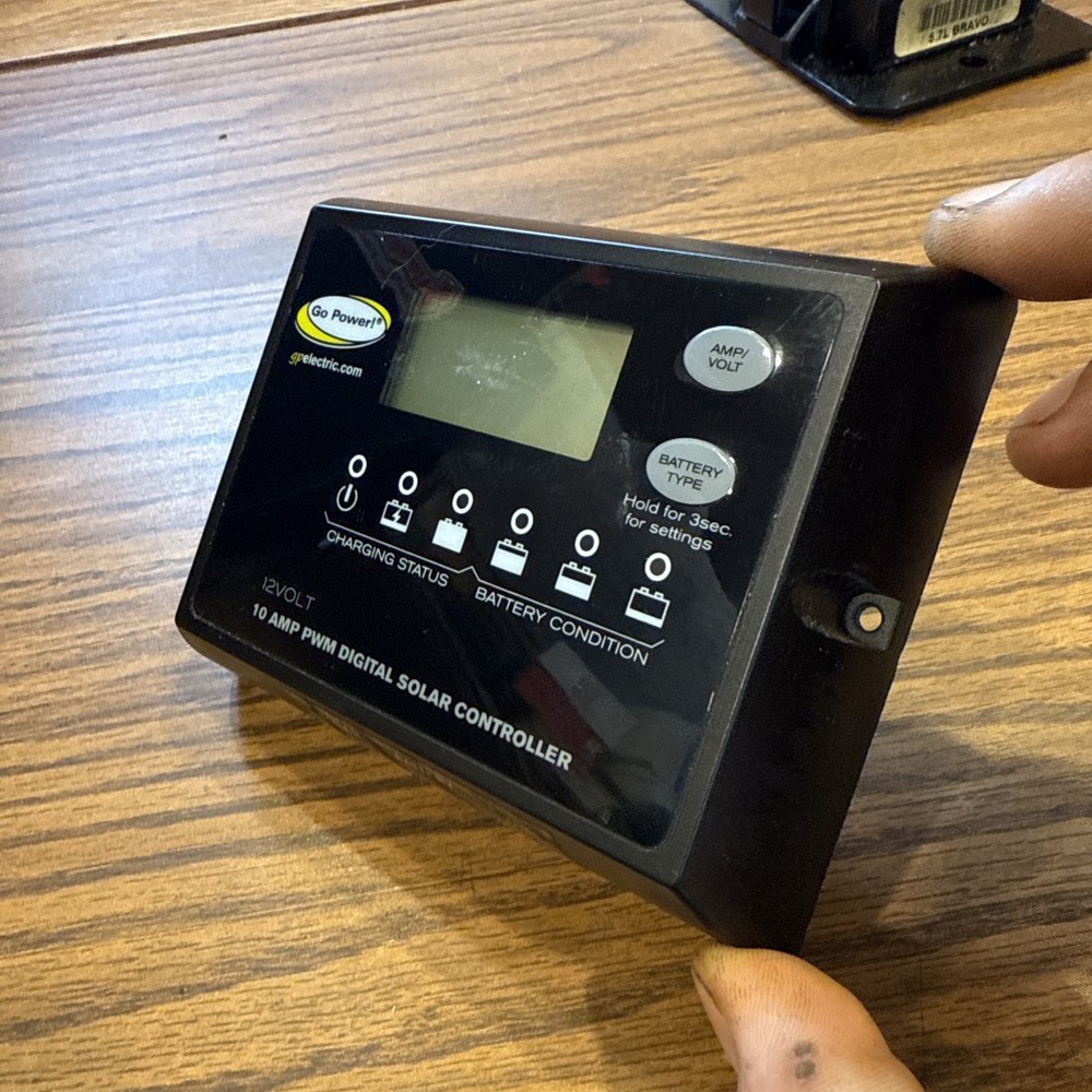 Go Power GP-PWM-10 10amp Digital Solar Controller