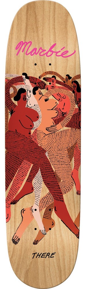 There Skateboards Around Skateboard Deck - 8.5" x 32"