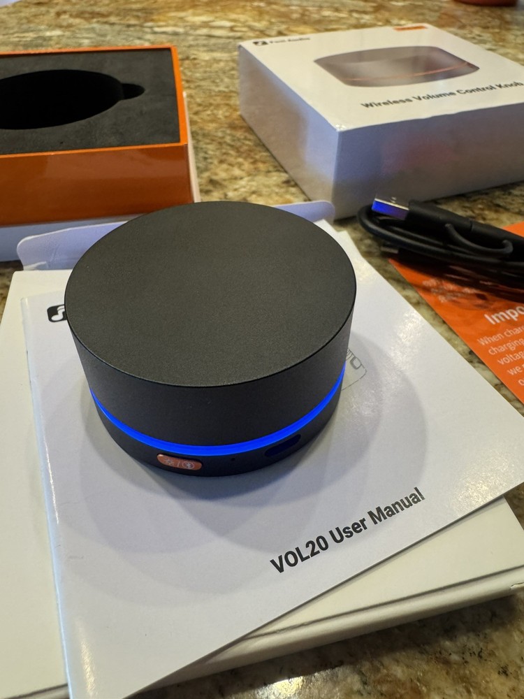 Fosi Audio VOL20 Bluetooth Volume Control Knob USB for Desktop w/Adjustment