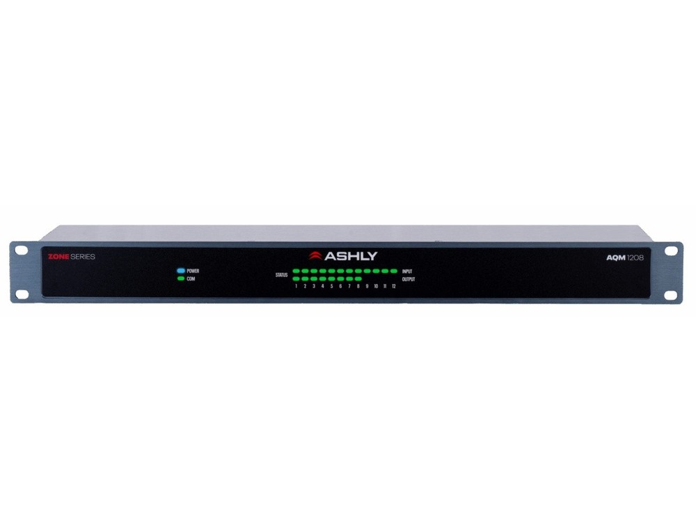 Ashly AQM1208 Digital Zone Matrix Processor 12-In/8-Out Ethernet