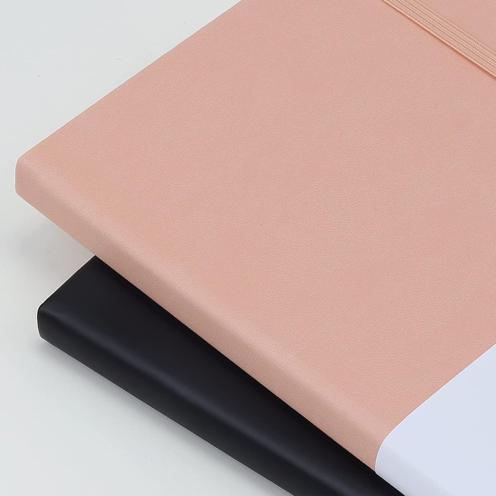 Hardcover Lined Notebook Journal with Inner Pocket for Writing and Note Taking