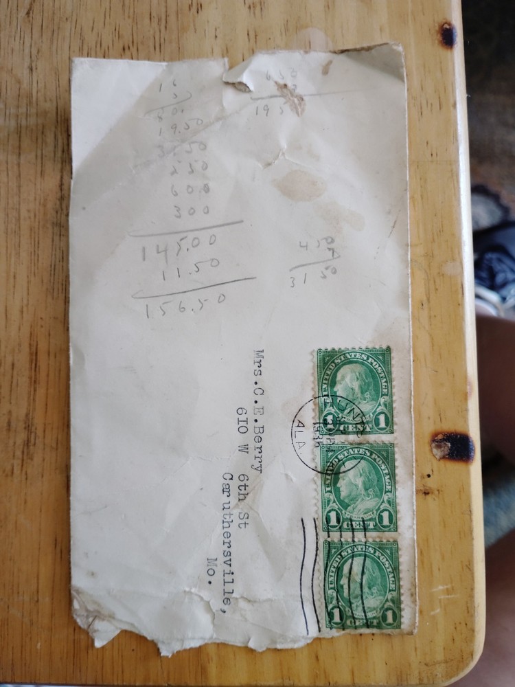 1 Cent Benjamin Franklin United States Postage Stamp