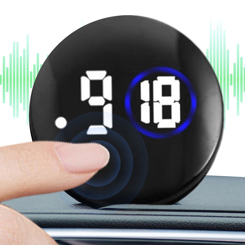 Stick On Clock For Car Dashboard LED display Automotive Replacement Clocks