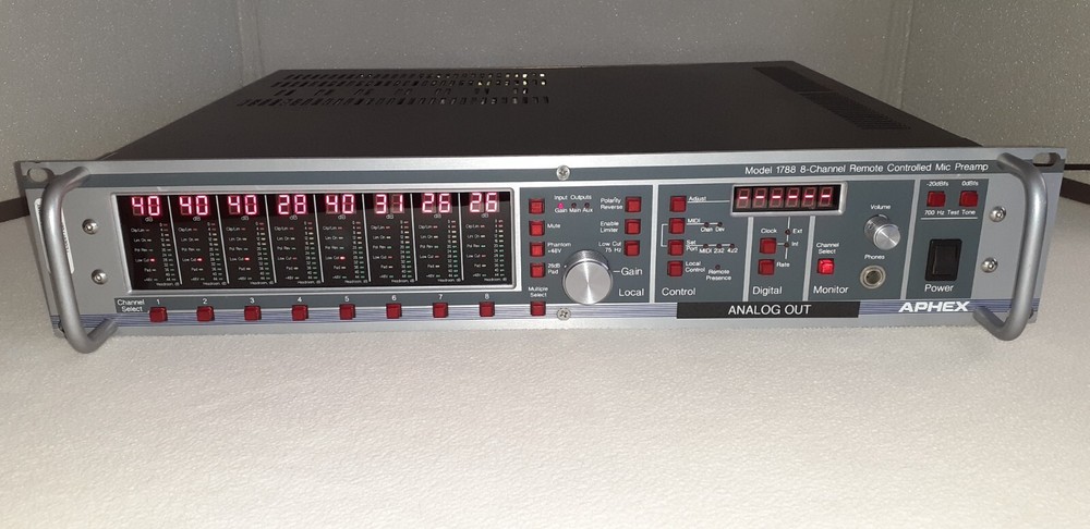 Aphex Model 1788 8-Channel Remote Controlled Microphone Preamplifier