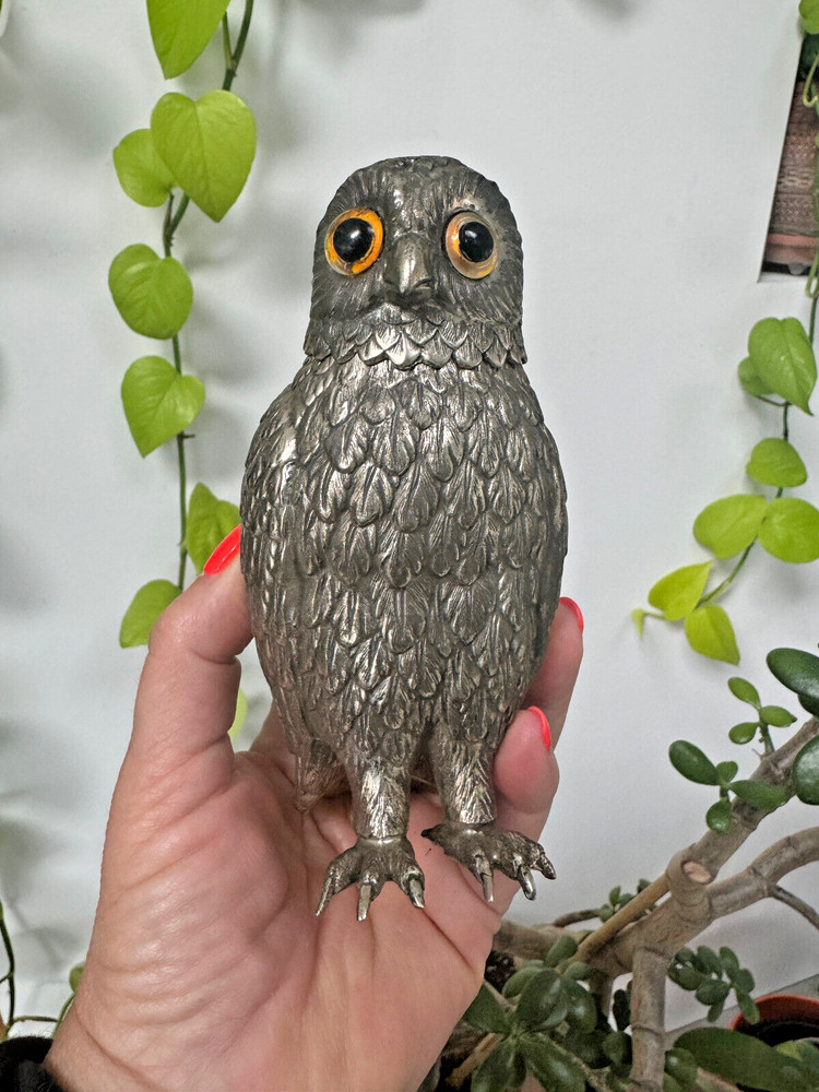Silver Plate Owl Sugar Caster Corbell and Co.