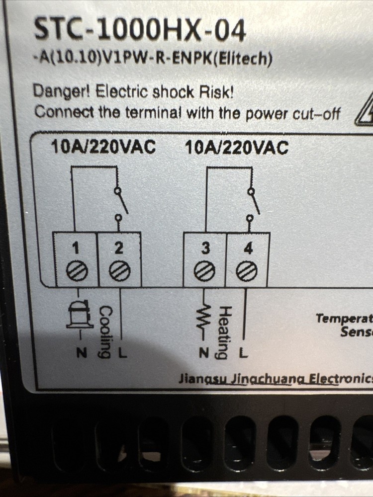 ELITECH (r) Digital Refrigeration Control Thermostat