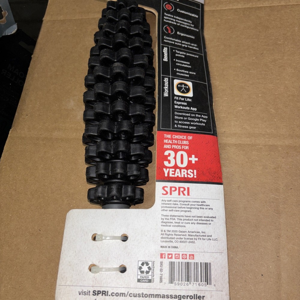 SPRI CUSTOM MESSAGE ROLLER Handheld Made in USA