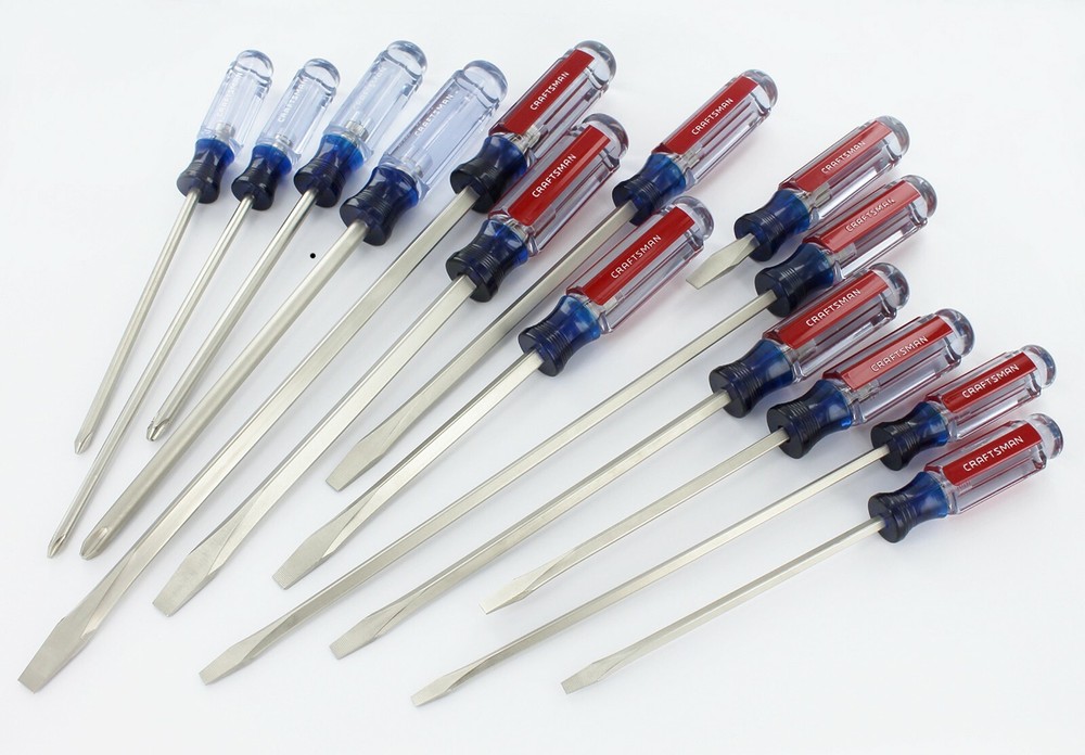 Craftsman Flat/Phillips Screwdriver - Various Sizes - Choose