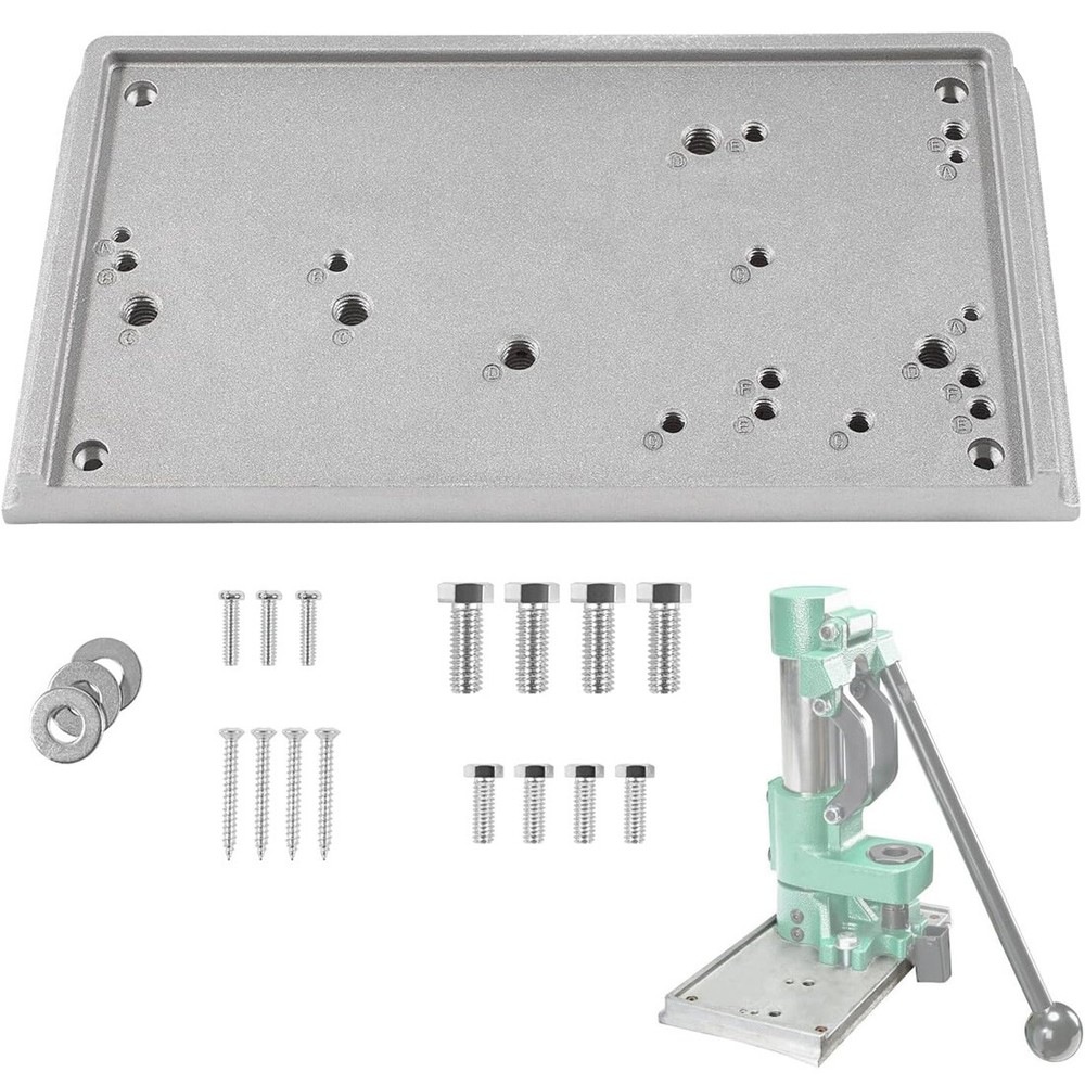 For RCBS Cast Aluminum 9282 Accessory Base Plate 3 Grey Shell Holder Tools