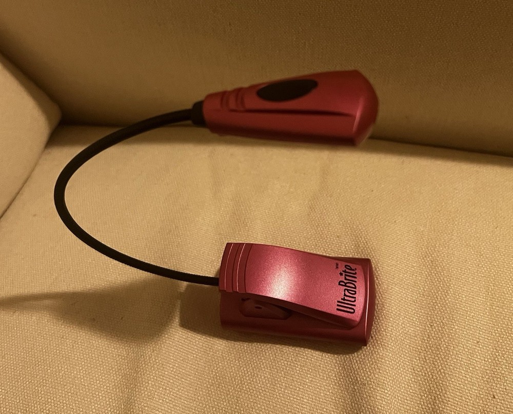 UltraBrite Pink LED Clip-On Reading Light