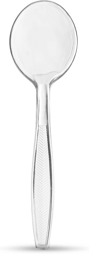 Plasticpro Clear Plastic Soup Spoons Disposable spoons, soup spoons