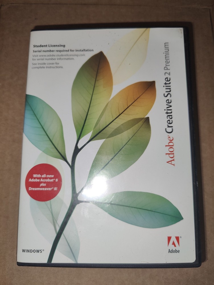 Adobe Creative Suite 2 Premium for Windows w/Serial #