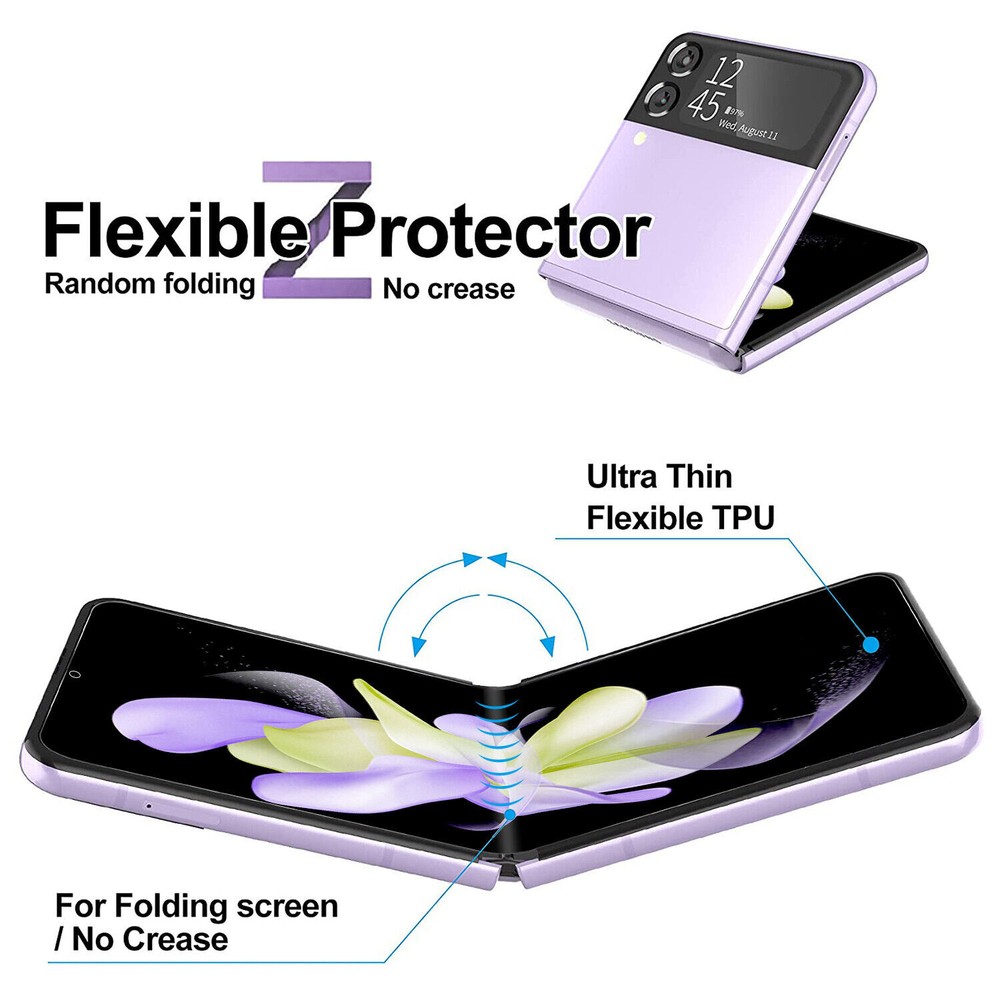 For Samsung Galaxy Z Flip 4 5G Hydrogel Screen Protector , Camera Lens Protector