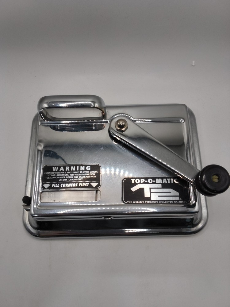 Top-O-Matic Cigarette Machine T2 Rolling Machine Working