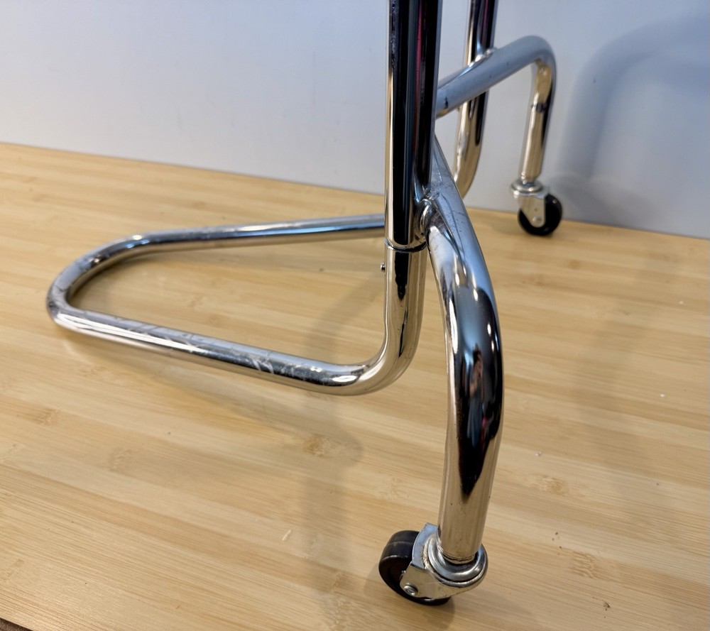 MAYO STAND STAINLESS STEEL DOUBLE POST WITH REMOVEABLE TRAY