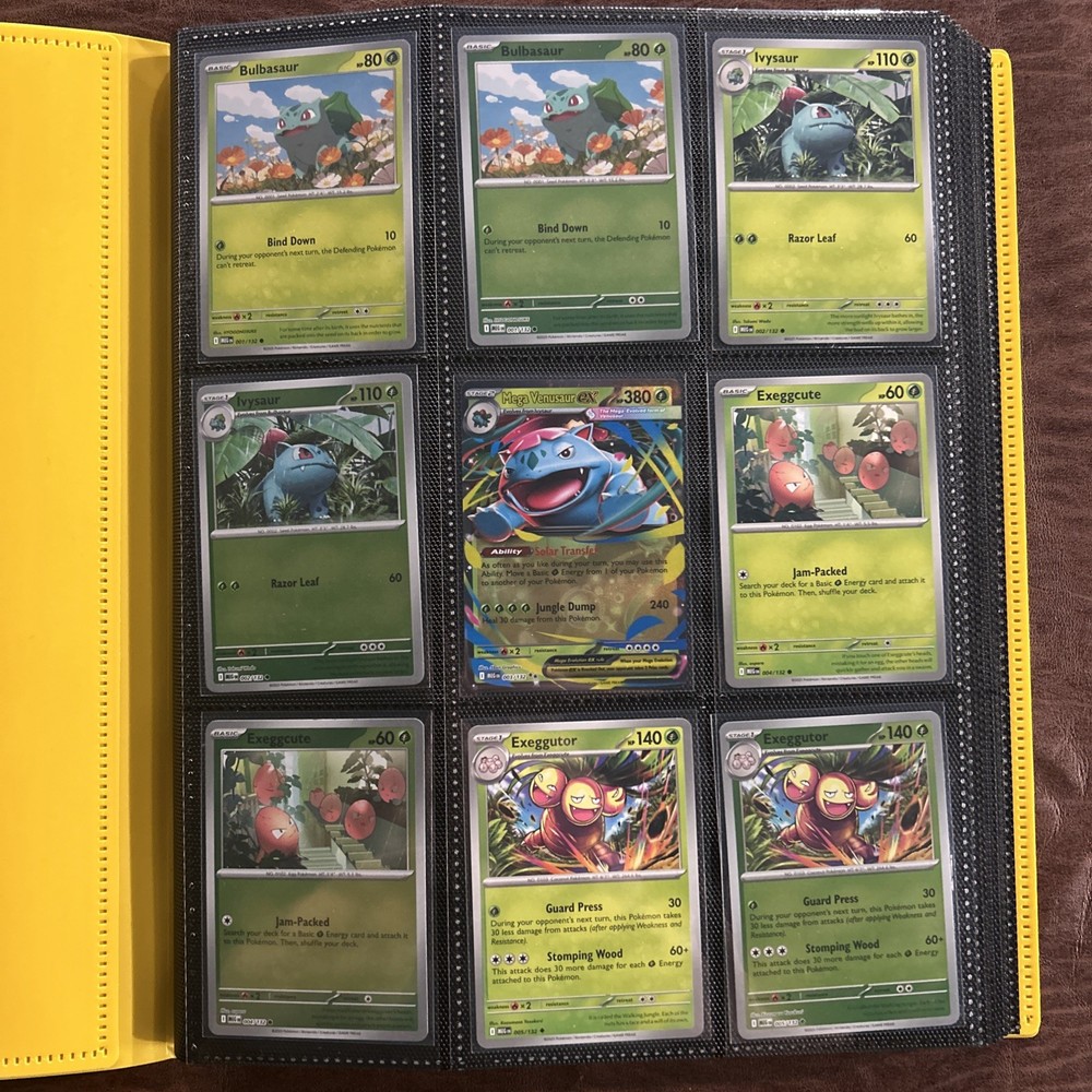 Pokemon MEGA EVOLUTION ME01 Complete Master Base Set including all RH & EXs
