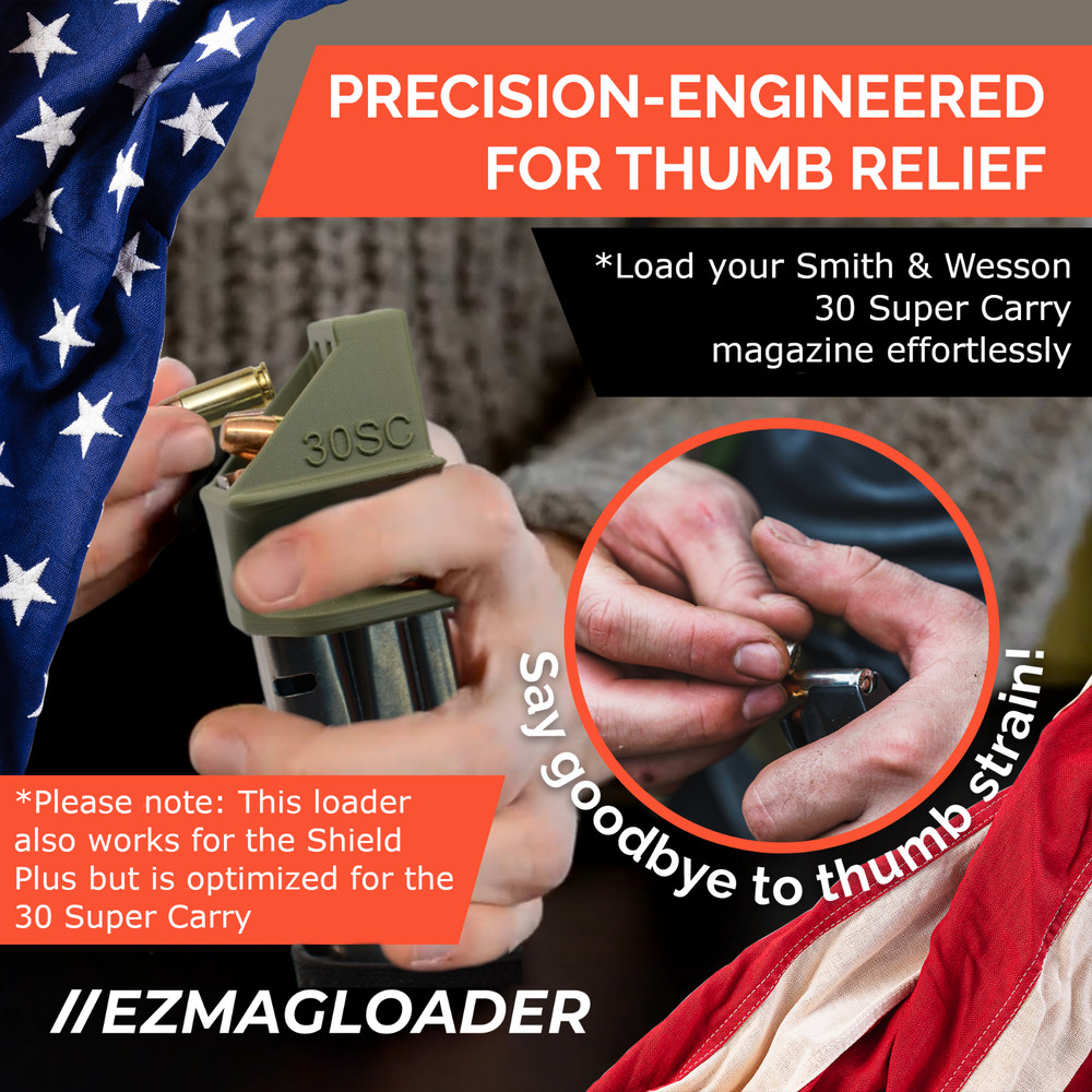 EZMAGLOADER Magazine Loader for Smith & Wesson 30 Super Carry